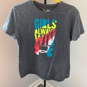 Girls Under Armour T EUC